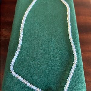 Gorjana Marin “Opal” Iridescent White Beaded Necklace